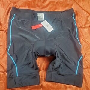 NWT Baleaf Unisex Adult 3XL Black Padded Bike Riding Compression Shorts New